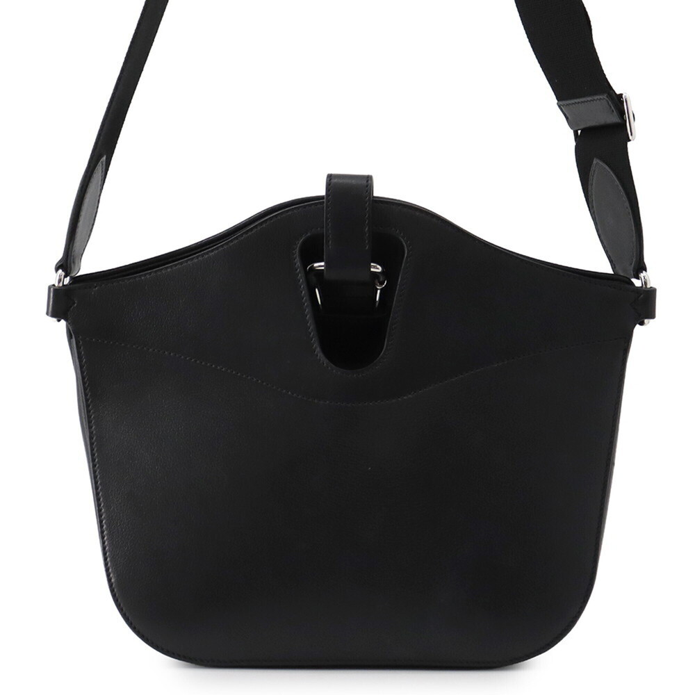 Hermes Attrage Tote Bag, Black Evergrain Canvas, U Stamp, HERMES Black, Handbag,